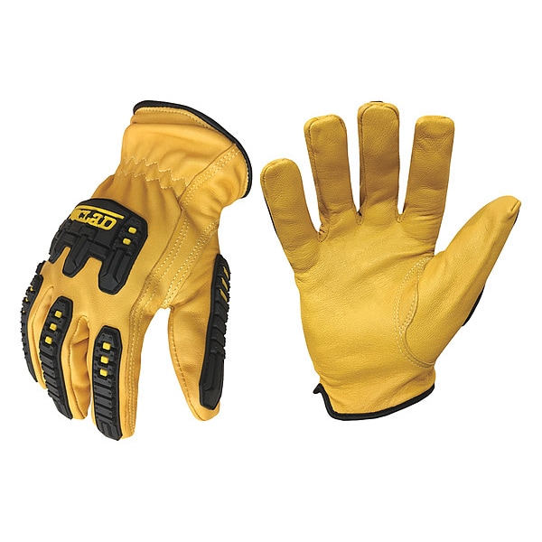 Guantes de Impacto Resistentes al Corte Ironclad Performance Wear, Nivel de Corte A4, Amarillos, Talla L - G-ILD-IMPC5-04-L