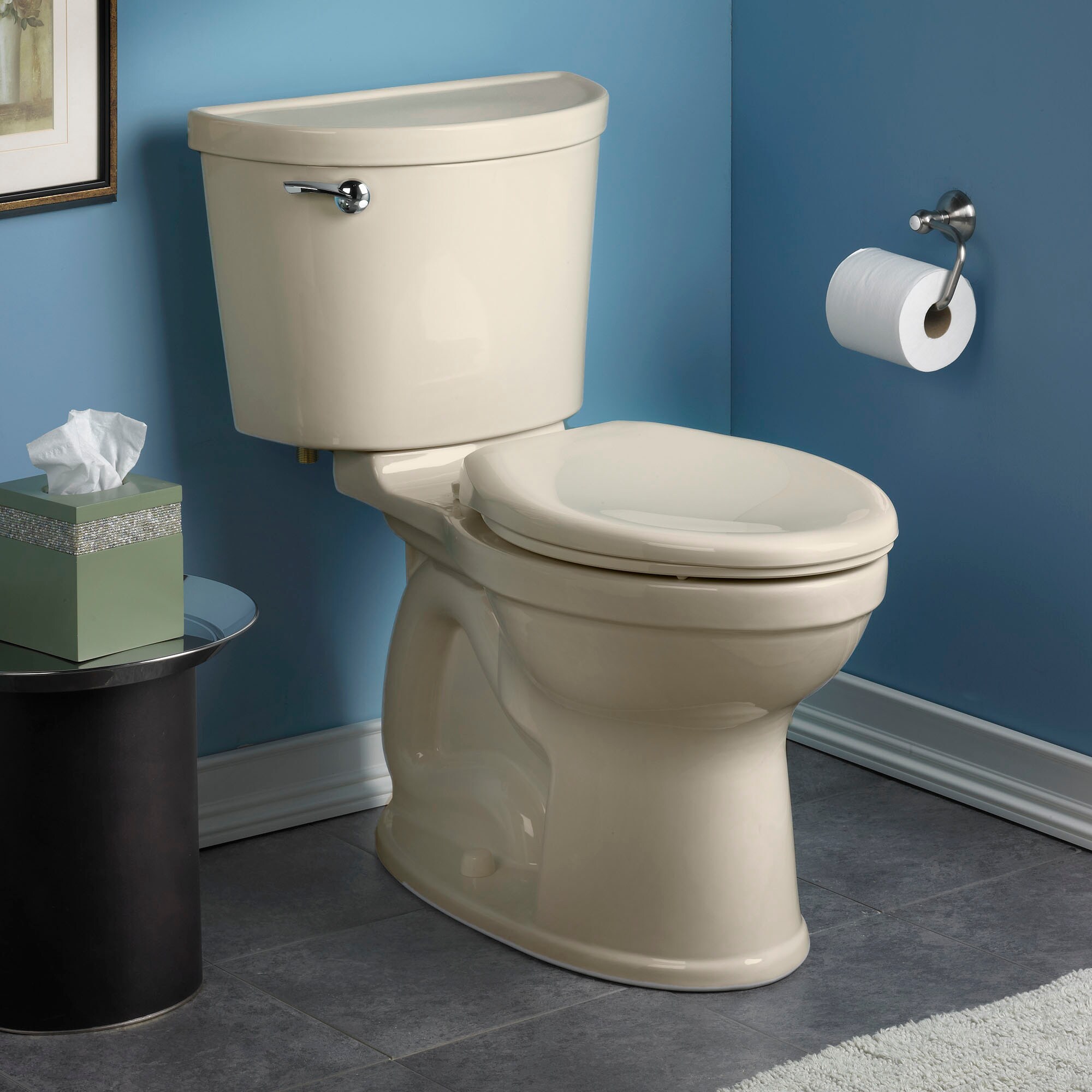 Taza de baño de un solo descarga American Standard Champion Pro Bone 1.28 GPF 4225A004.021.