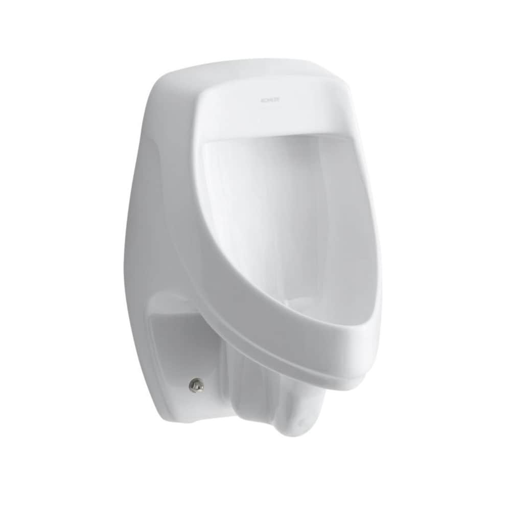 Orinal de Pared Blanco KOHLER 0.5 galones por descarga (1.89 litros por descarga) (13.5 pulgadas x 20.375 pulgadas) 5016-ER-0