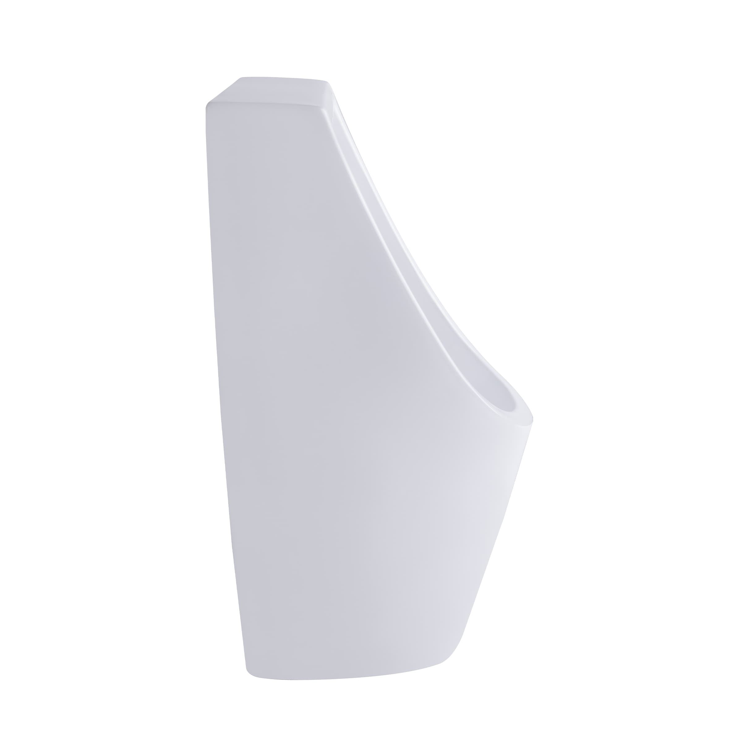 Orinal sin agua montado en la pared de color blanco brillante de Swiss Madison con 0 GPF (0 LPF) (14 pulgadas x 25 pulgadas) SM-25-UTLAU03WH