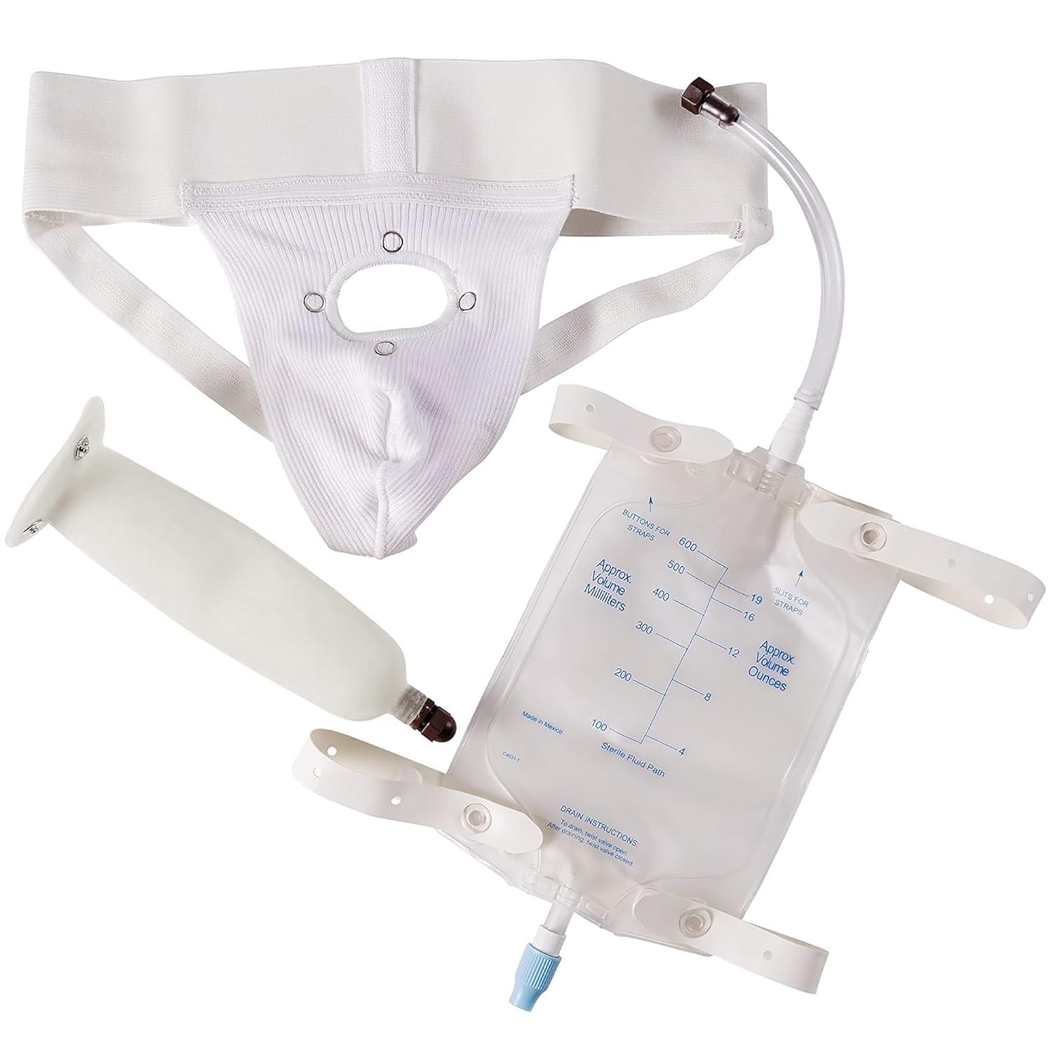 Urinario Portátil Sin Agua en Color Marfil de 0.5 GPF (1.89 LPF) (3 x 0.5 pulgadas) 541-7752-0000