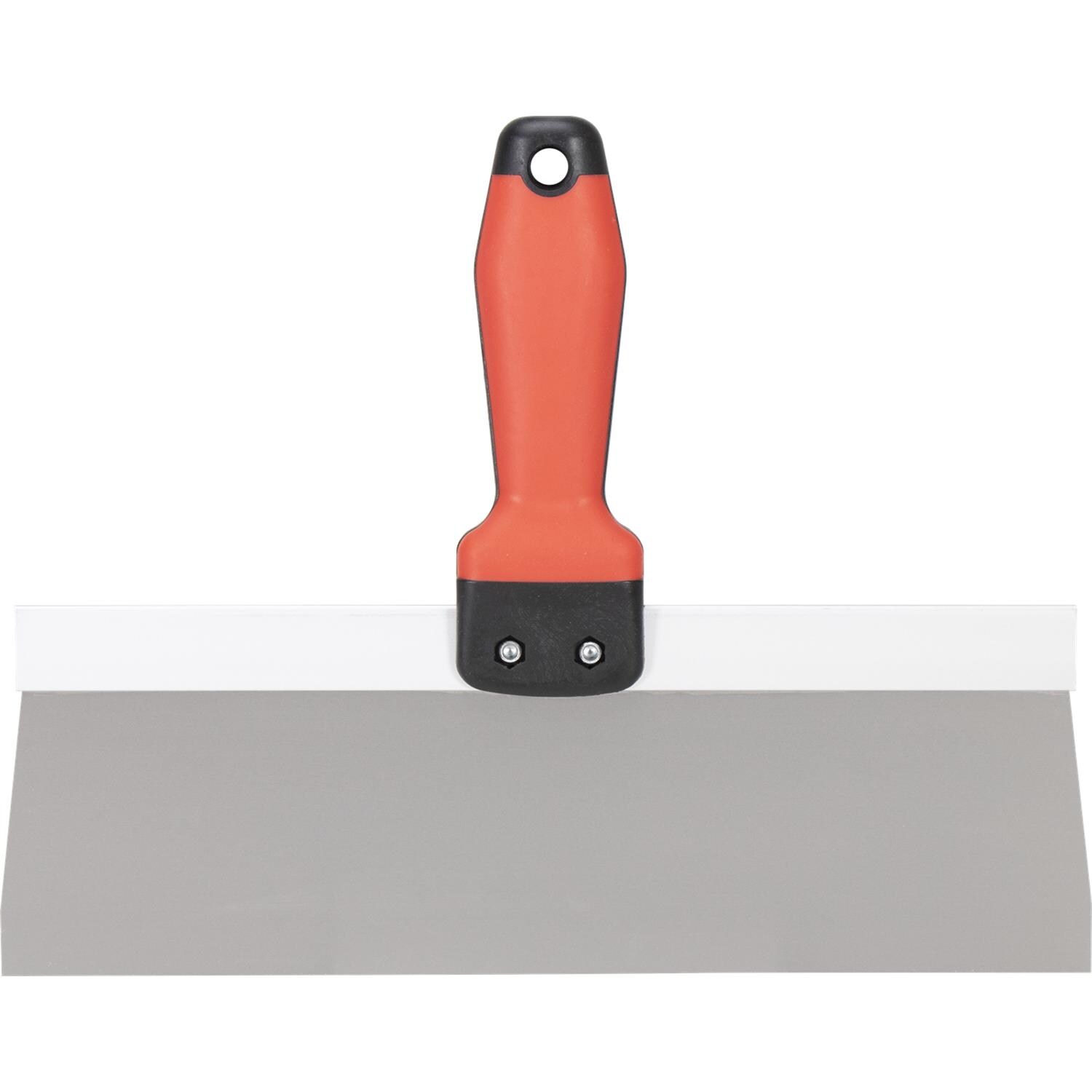 Llana de acero inoxidable con mango suave de 3 pulgadas x 12 pulgadas de WAL-BOARD TOOLS