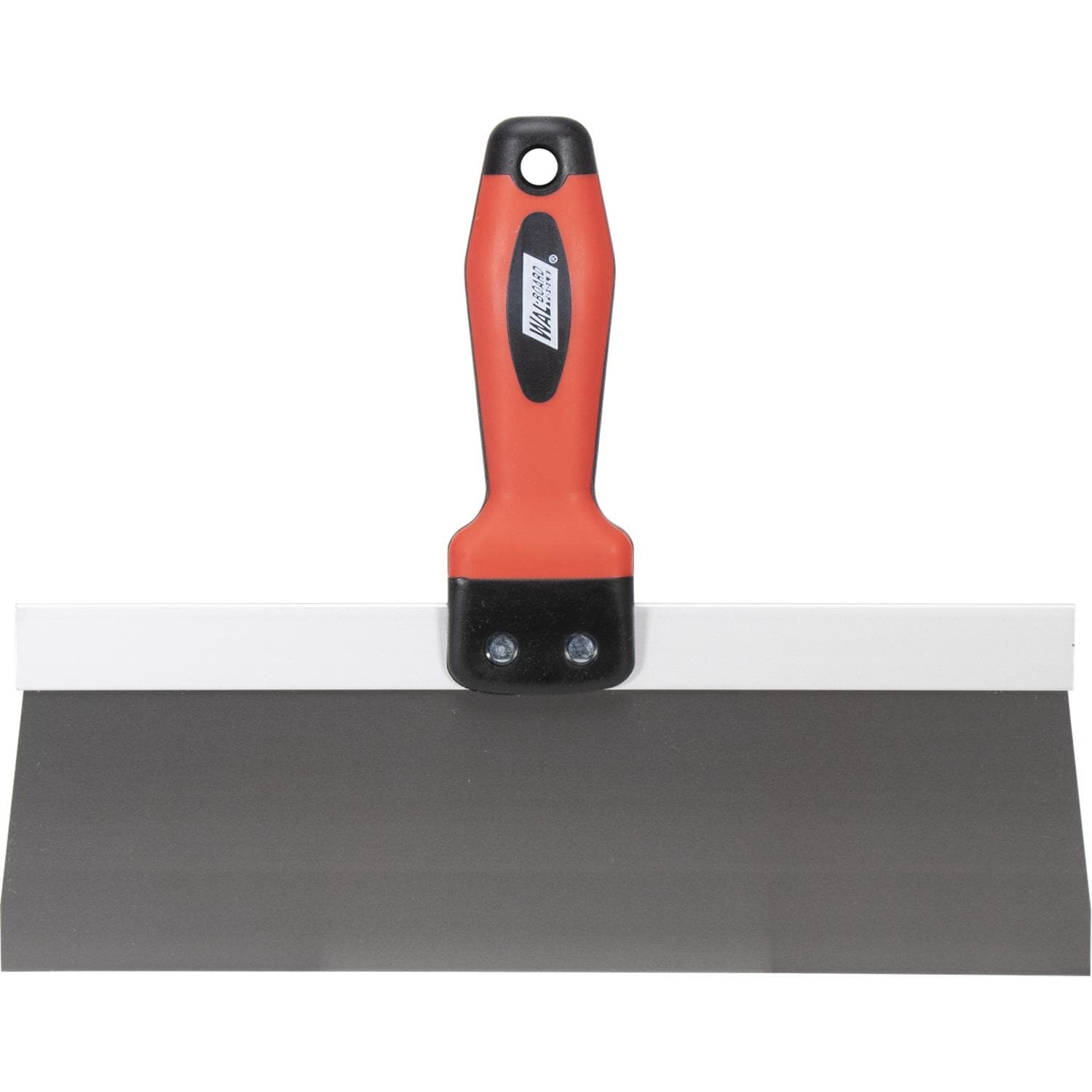 Llana de acero inoxidable con mango suave de 3 pulgadas x 12 pulgadas de WAL-BOARD TOOLS