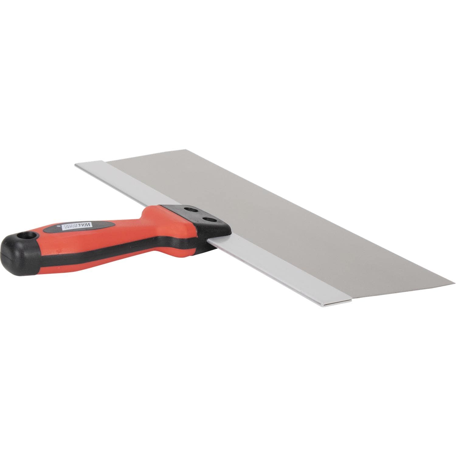 Llana de acero inoxidable con mango suave de 3 pulgadas x 12 pulgadas de WAL-BOARD TOOLS