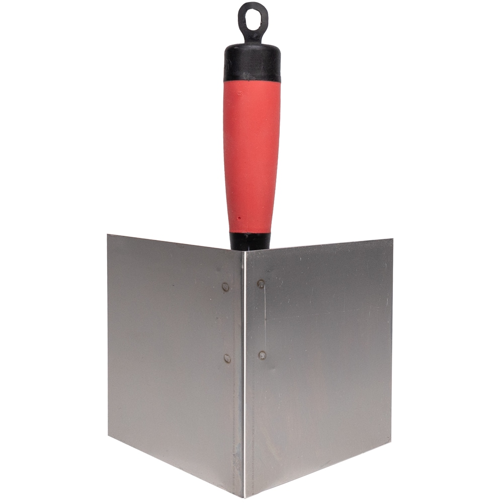 Llana de esquina interior de acero inoxidable de 4 pulgadas x 5 pulgadas WAL-BOARD TOOLS 23DW-L