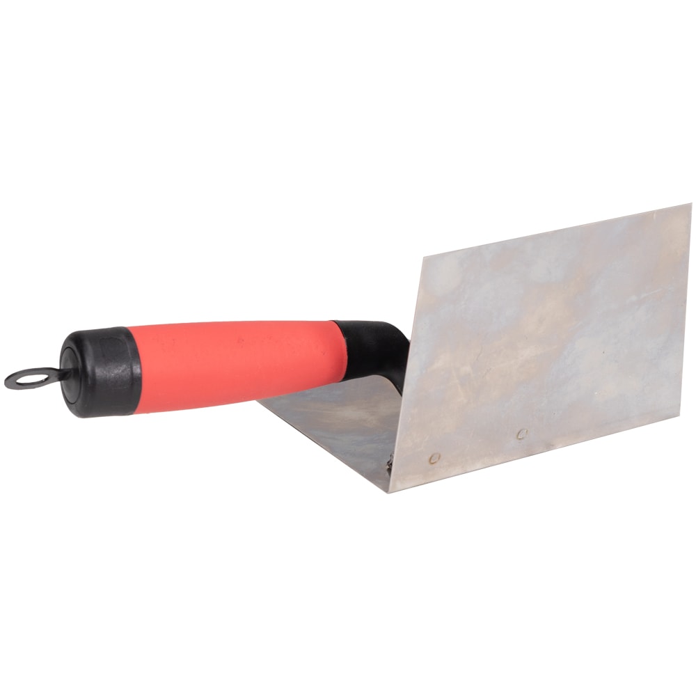 Llana de esquina interior de acero inoxidable de 4 pulgadas x 5 pulgadas WAL-BOARD TOOLS 23DW-L
