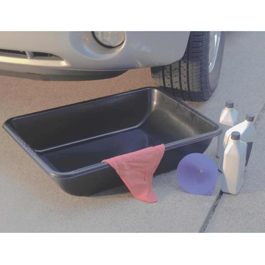 Bañera de mezclado pequeña de Creative Plastic Concepts 24 pulgadas de largo x 21 pulgadas de ancho x 6 pulgadas de profundidad y Bandeja de plástico para pasta para yeso de 206123
