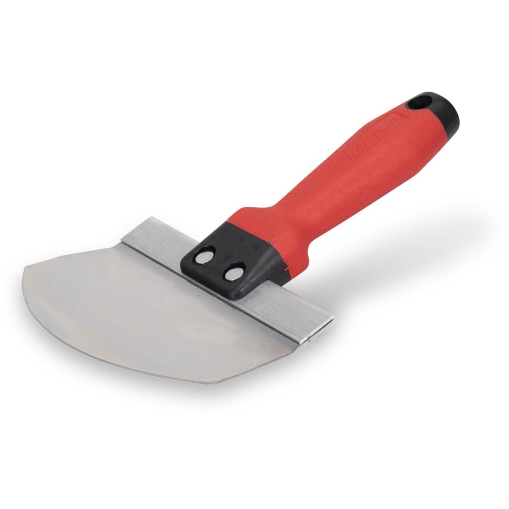 Rastrillo de Cubeta de Acero Inoxidable 4 pulgadas x 6.5 pulgadas de WAL-BOARD TOOLS