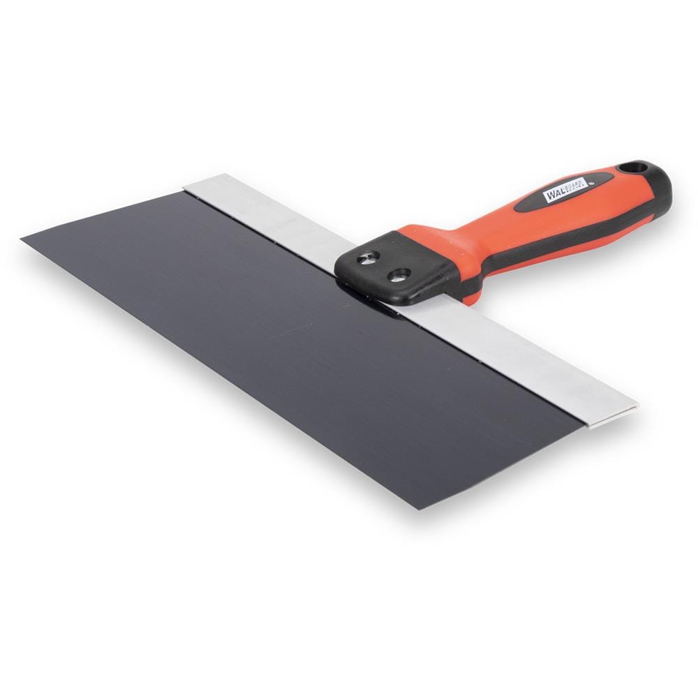 Espátula para acabados en acero azul de 3 pulgadas x 12 pulgadas de WAL-BOARD TOOLS