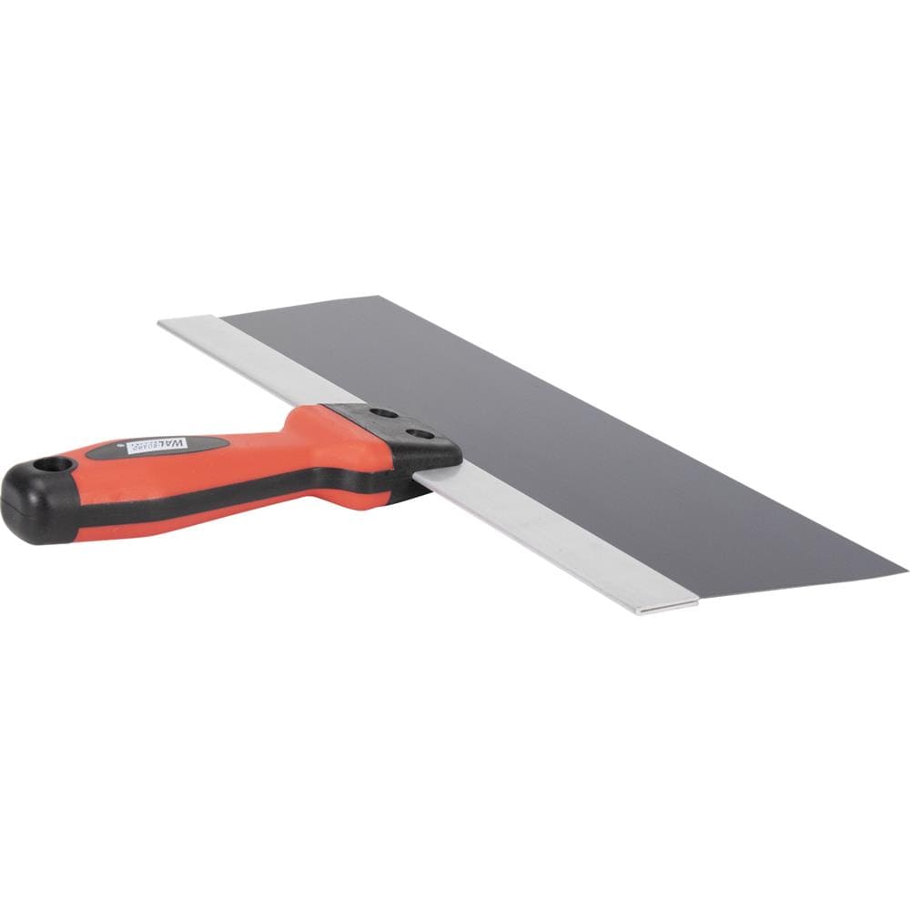 Espátula para acabados en acero azul de 3 pulgadas x 12 pulgadas de WAL-BOARD TOOLS