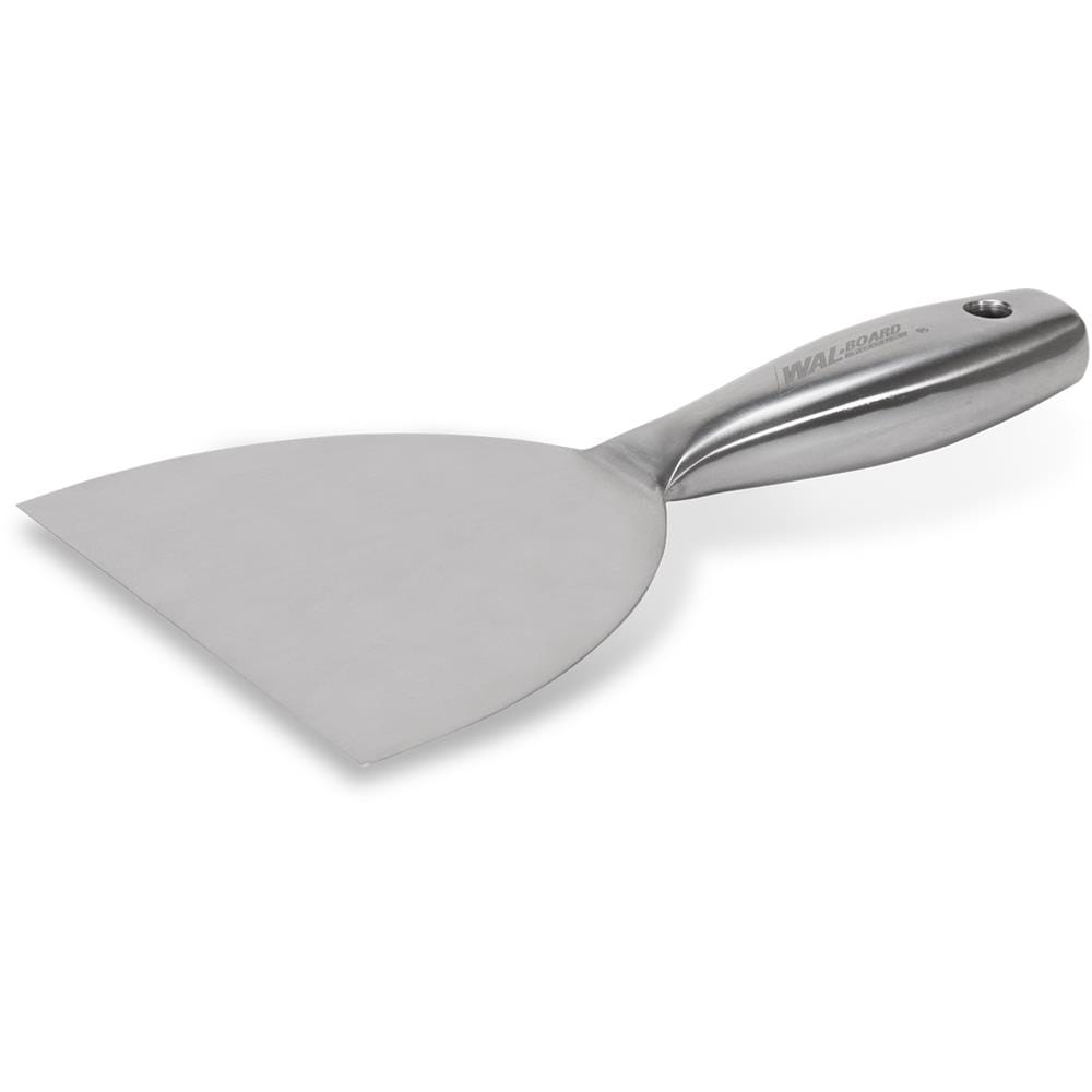 Espátula para juntas de acero inoxidable de 3 pulgadas x 6 pulgadas WAL-BOARD TOOLS SSJK6W-L