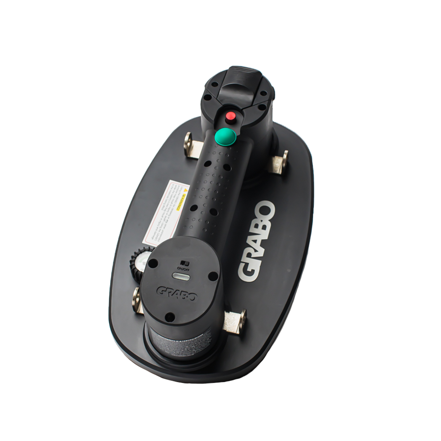 Levanta vidrios de succión con batería inalámbrica GRABO con capacidad de carga de 375 lbs para paneles/pisos de plástico/pavimento - NG-1B-FB-1S