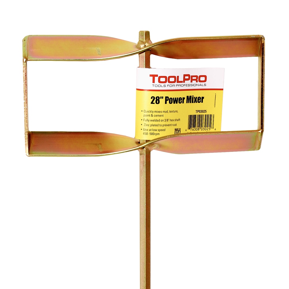 Bañera de lodo de yeso de metal de 28 pulgadas L x 8.5 pulgadas W x 28 pulgadas D ToolPro TP03025