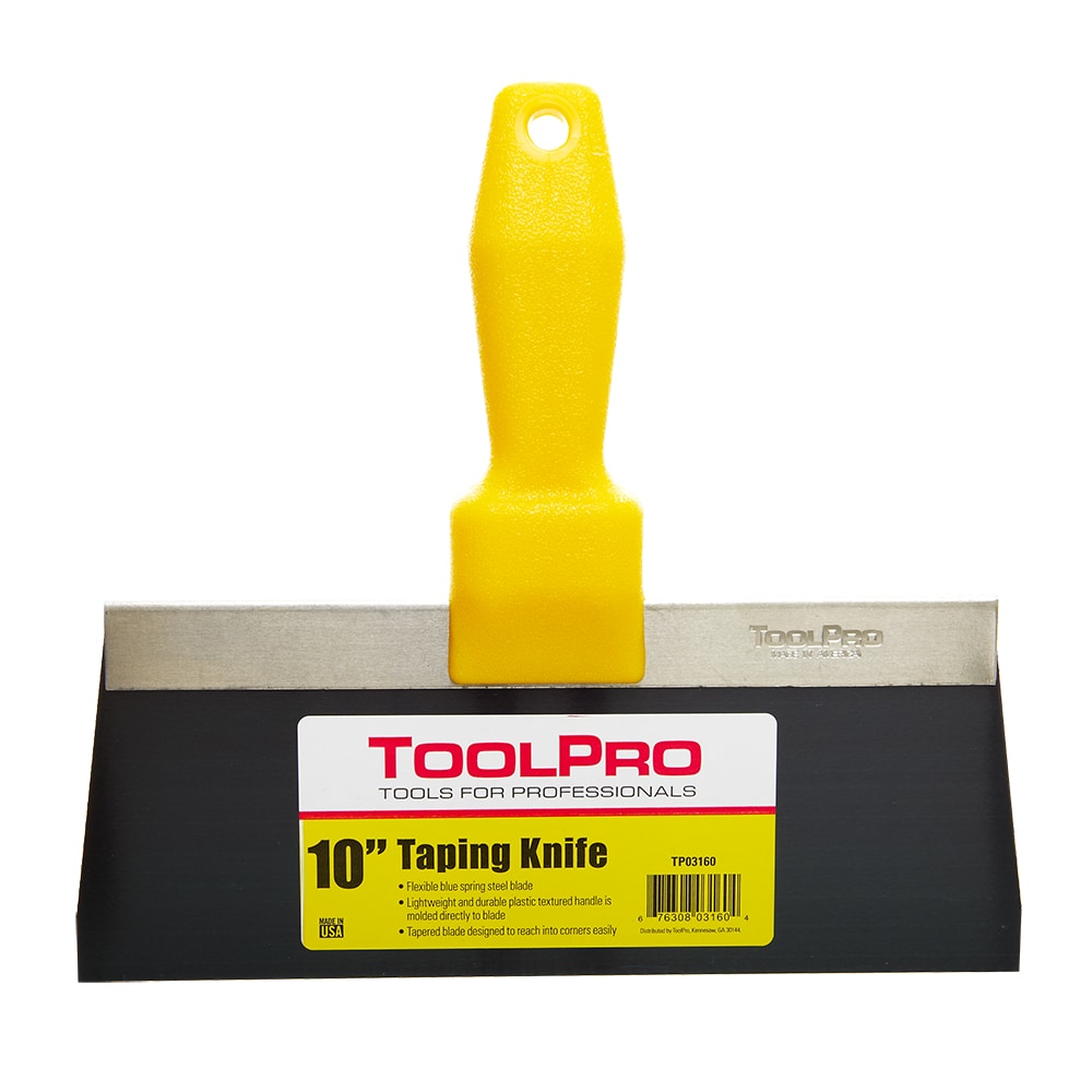 Espátula para colocar cinta de acero azul de 10 pulgadas de ToolPro