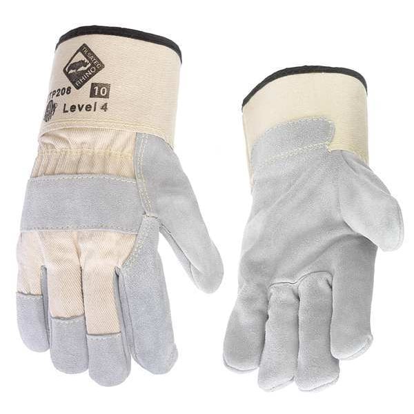 Guantes resistentes al corte Tilsatec, nivel de corte A6, 7 ga, crema/gris, 11 - TTP208-110