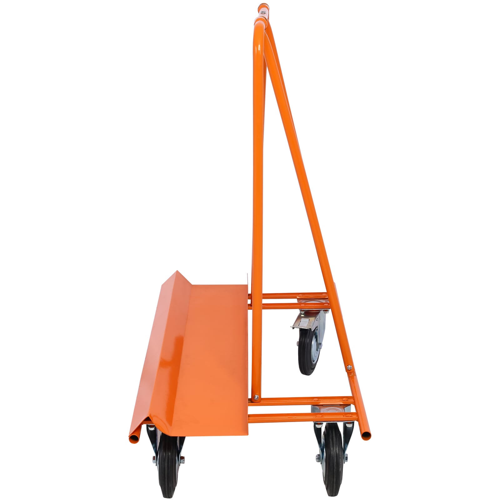 Carretilla para panel de yeso de AHIOU HOME de 47 pulgadas de largo x 23 pulgadas de ancho de acero con capacidad de carga de 1800 lb - Transportador de paneles de yeso de acero ZAAHG-40329
