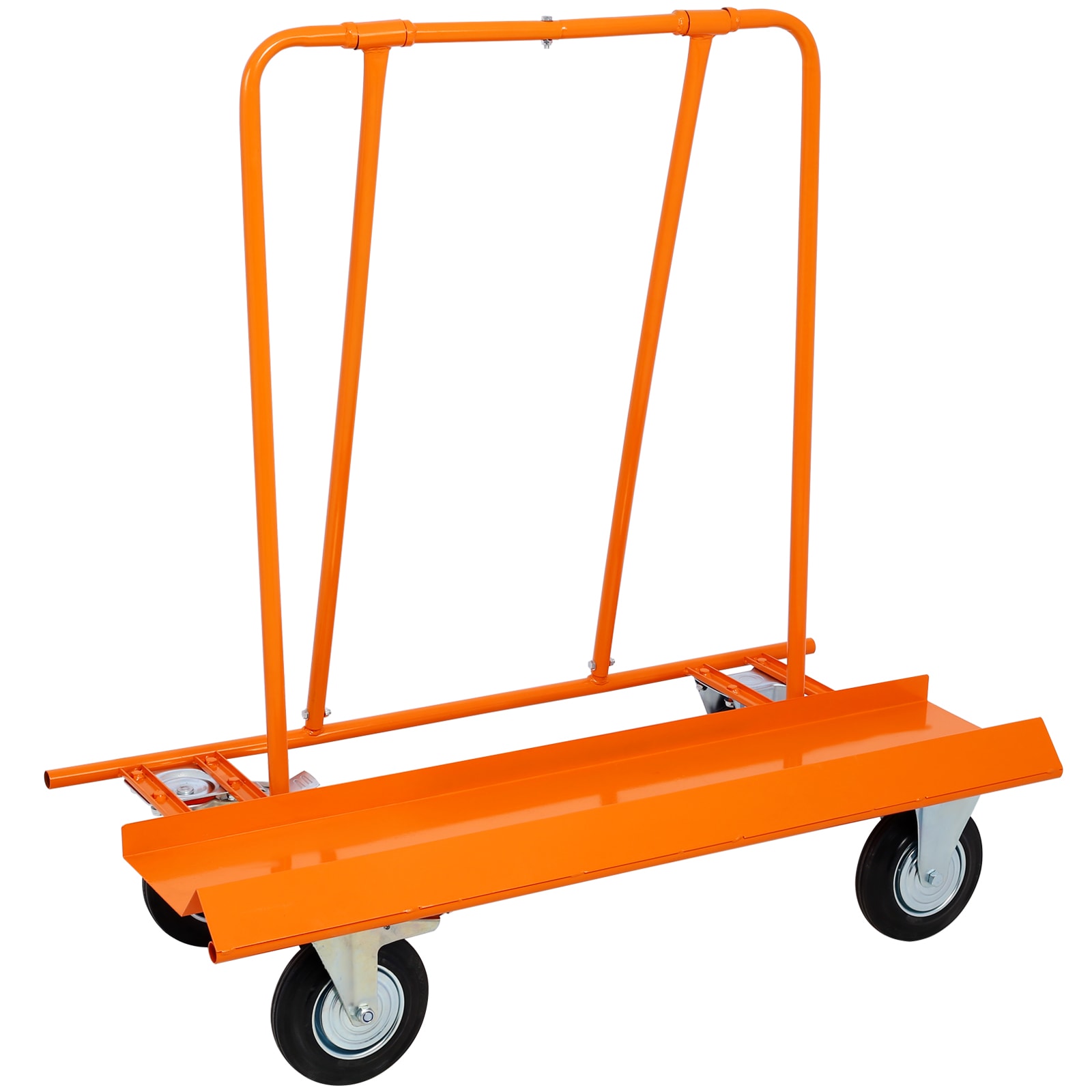 Carretilla para panel de yeso de AHIOU HOME de 47 pulgadas de largo x 23 pulgadas de ancho de acero con capacidad de carga de 1800 lb - Transportador de paneles de yeso de acero ZAAHG-40329