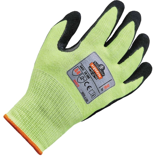 Guantes recubiertos de Ergodyne, Nivel de corte A4, 13 ga, Lima, L - 7041.
