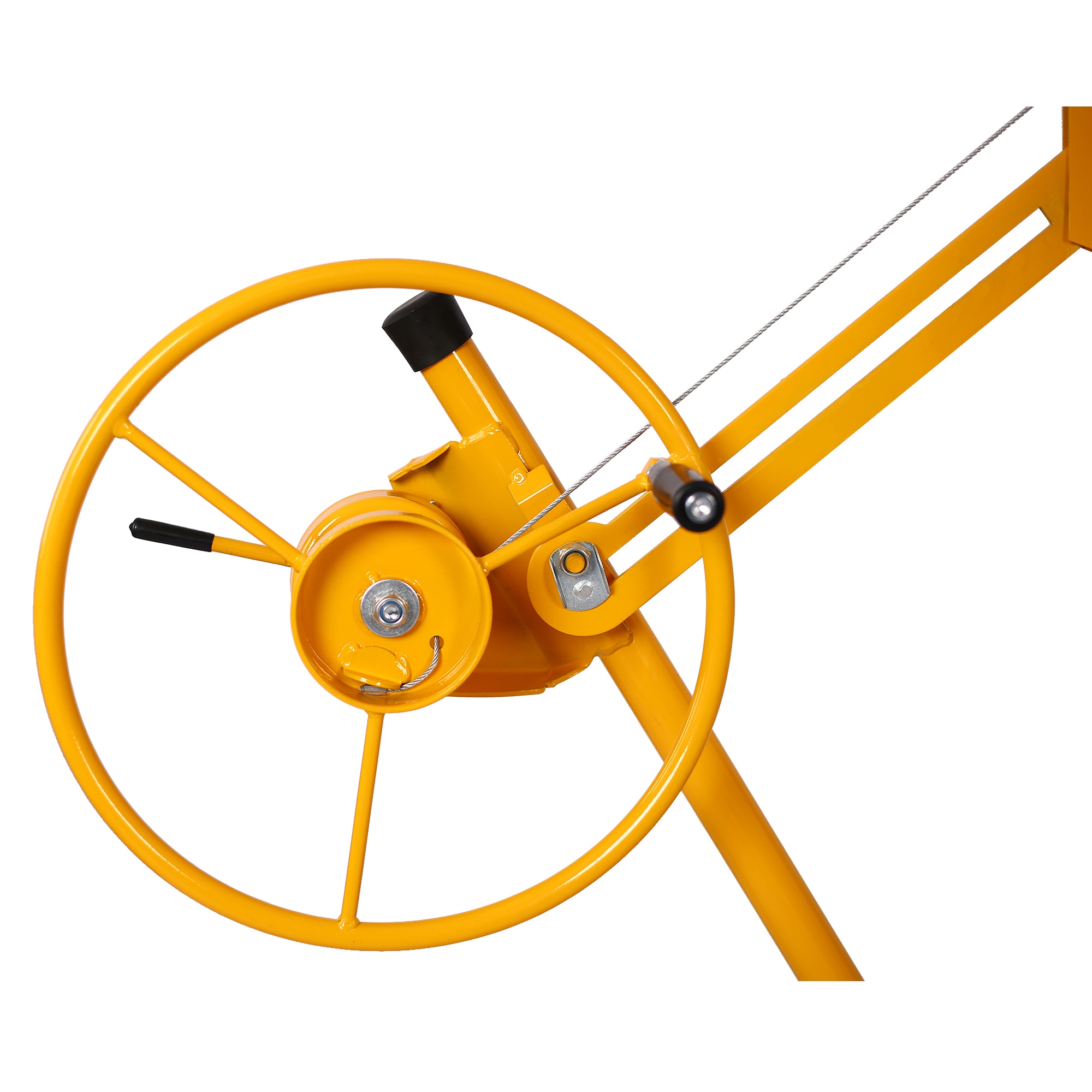 Elevador de paneles de yeso de capacidad de carga de 150 lb de carbono/acero de 16 pies de altura AHIOU HOME ZAAHG-38730.