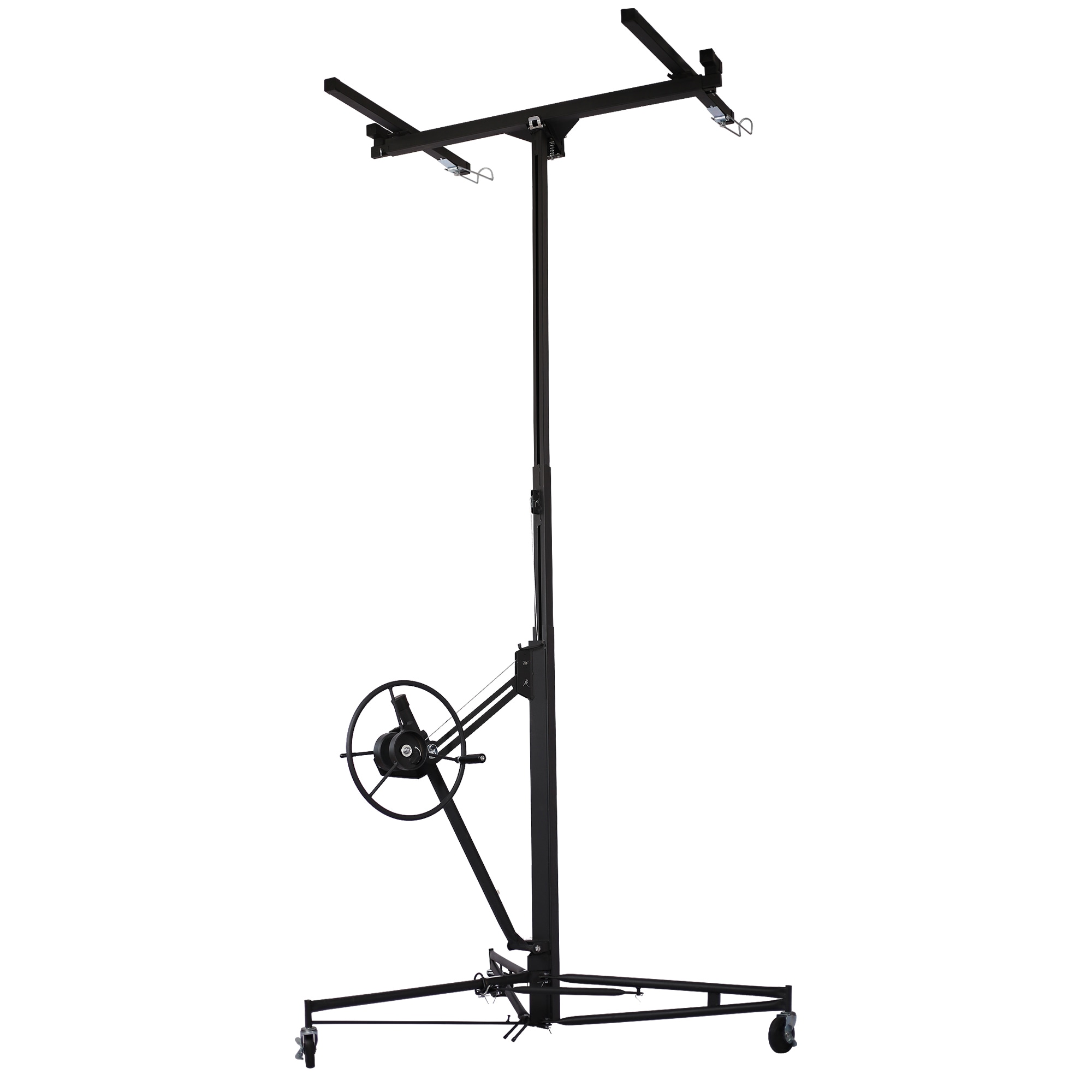 Montacargas de yeso de carbono/acero con capacidad de carga de 150 lb y 16 ft AHIOU HOME ZAAHG-38731
