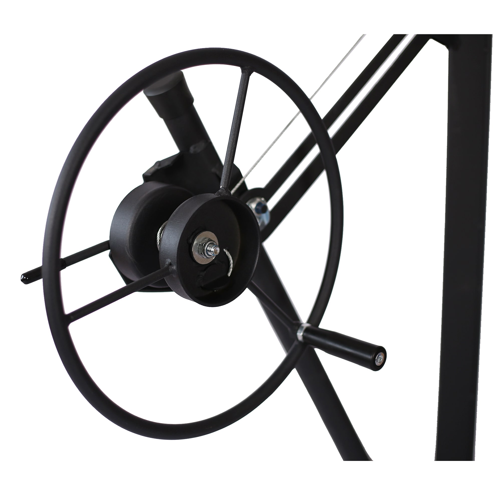 Montacargas de yeso de carbono/acero con capacidad de carga de 150 lb y 16 ft AHIOU HOME ZAAHG-38731