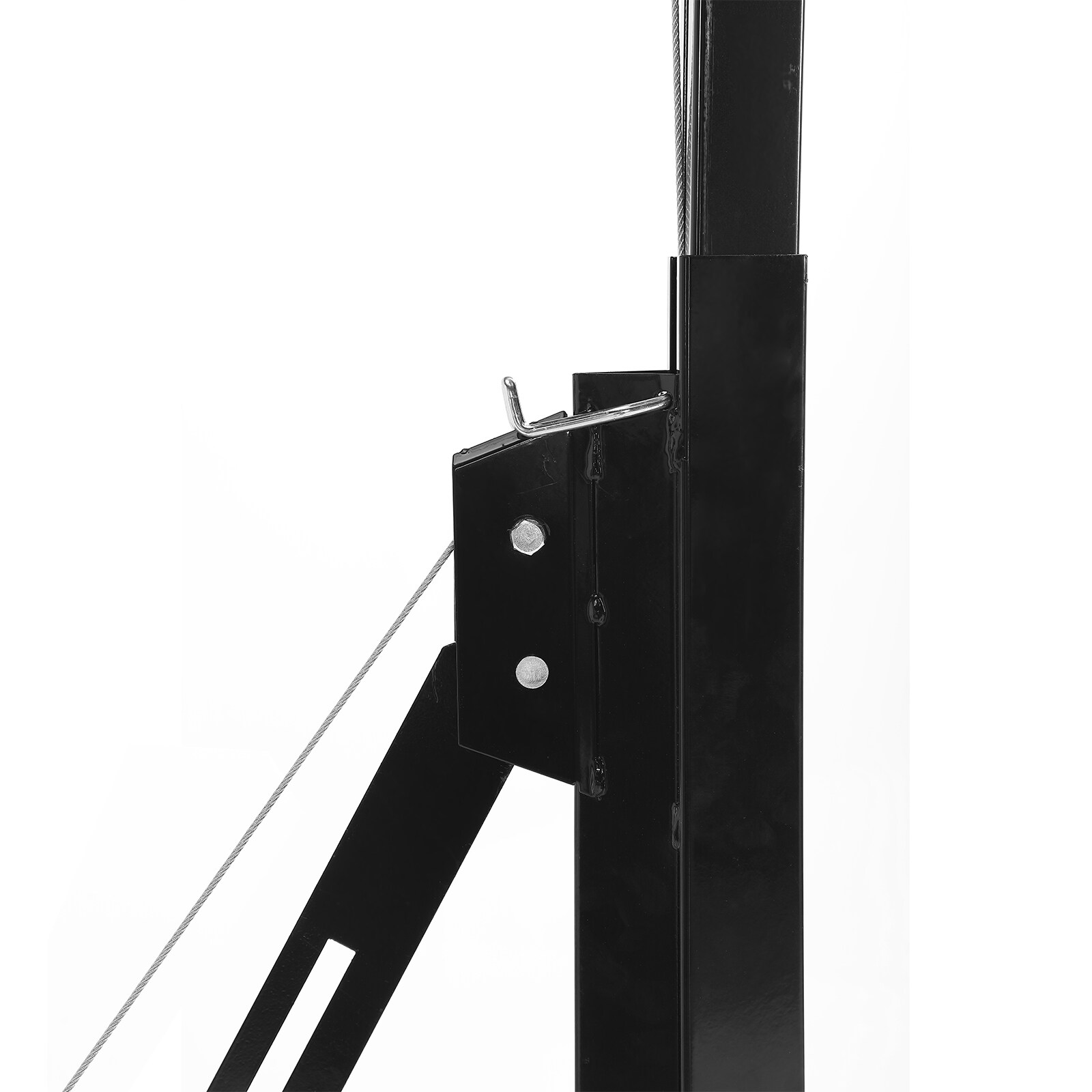 Malacate para Tablaroca Negro de 11 pies con capacidad de carga de 150 lb - Elevador de Tablaroca de Acero BH71391