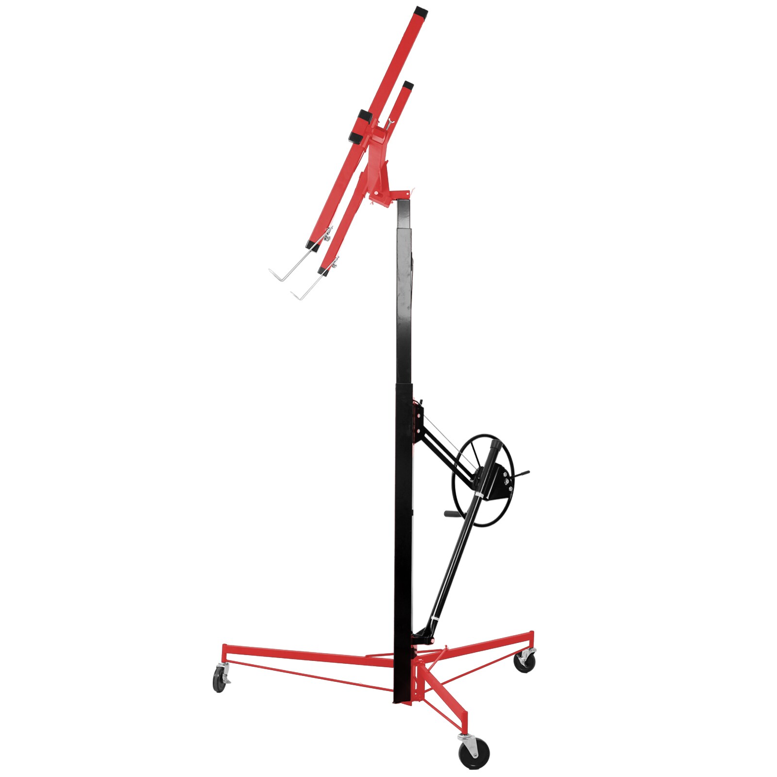 Montacargas de yeso de 11 pies de altura con capacidad de carga de 150 libras de acero - Modelo ZX-D0102HI68MW