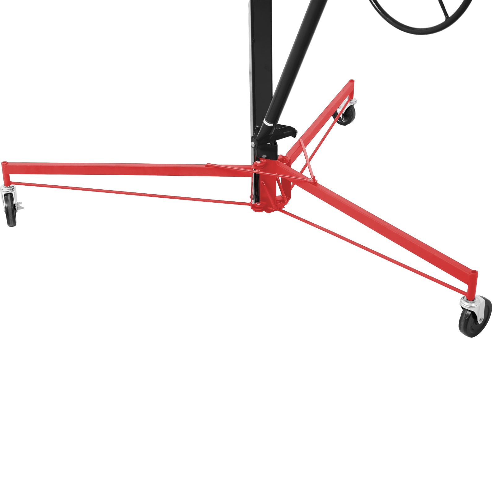 Montacargas de yeso de 11 pies de altura con capacidad de carga de 150 libras de acero - Modelo ZX-D0102HI68MW