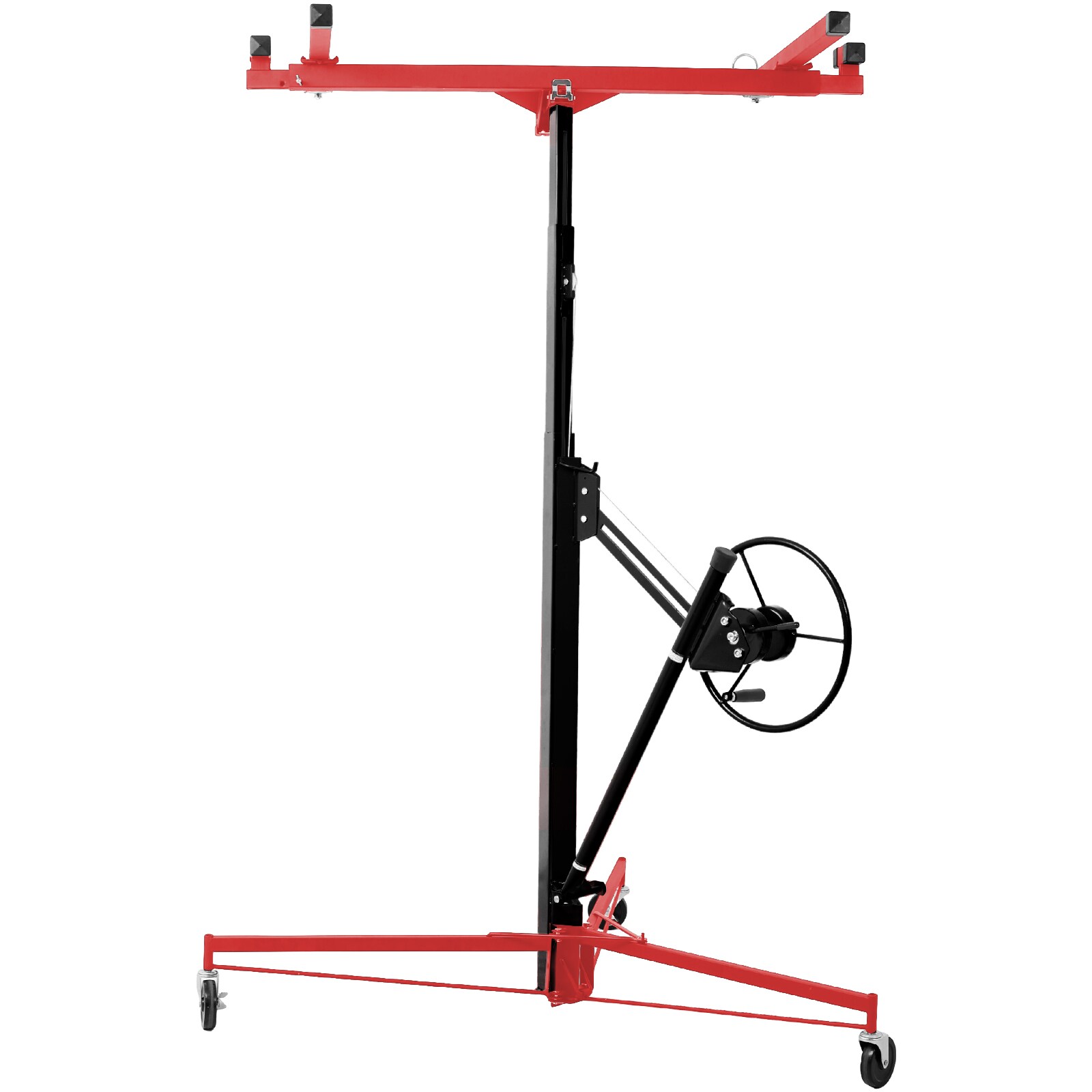 Montacargas de yeso de 11 pies de altura con capacidad de carga de 150 libras de acero - Modelo ZX-D0102HI68MW