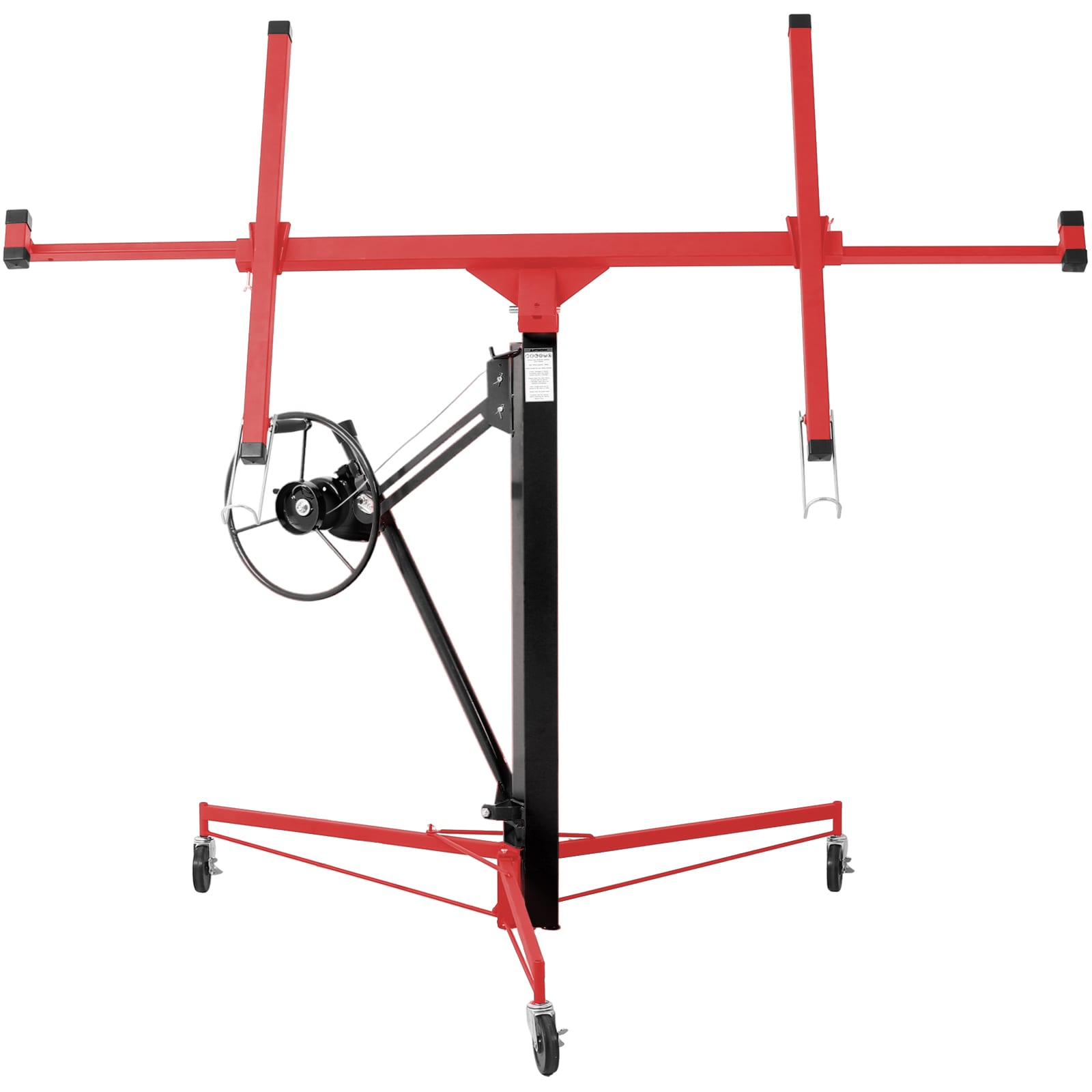 Montacargas de yeso de 11 pies de altura con capacidad de carga de 150 libras de acero - Modelo ZX-D0102HI68MW