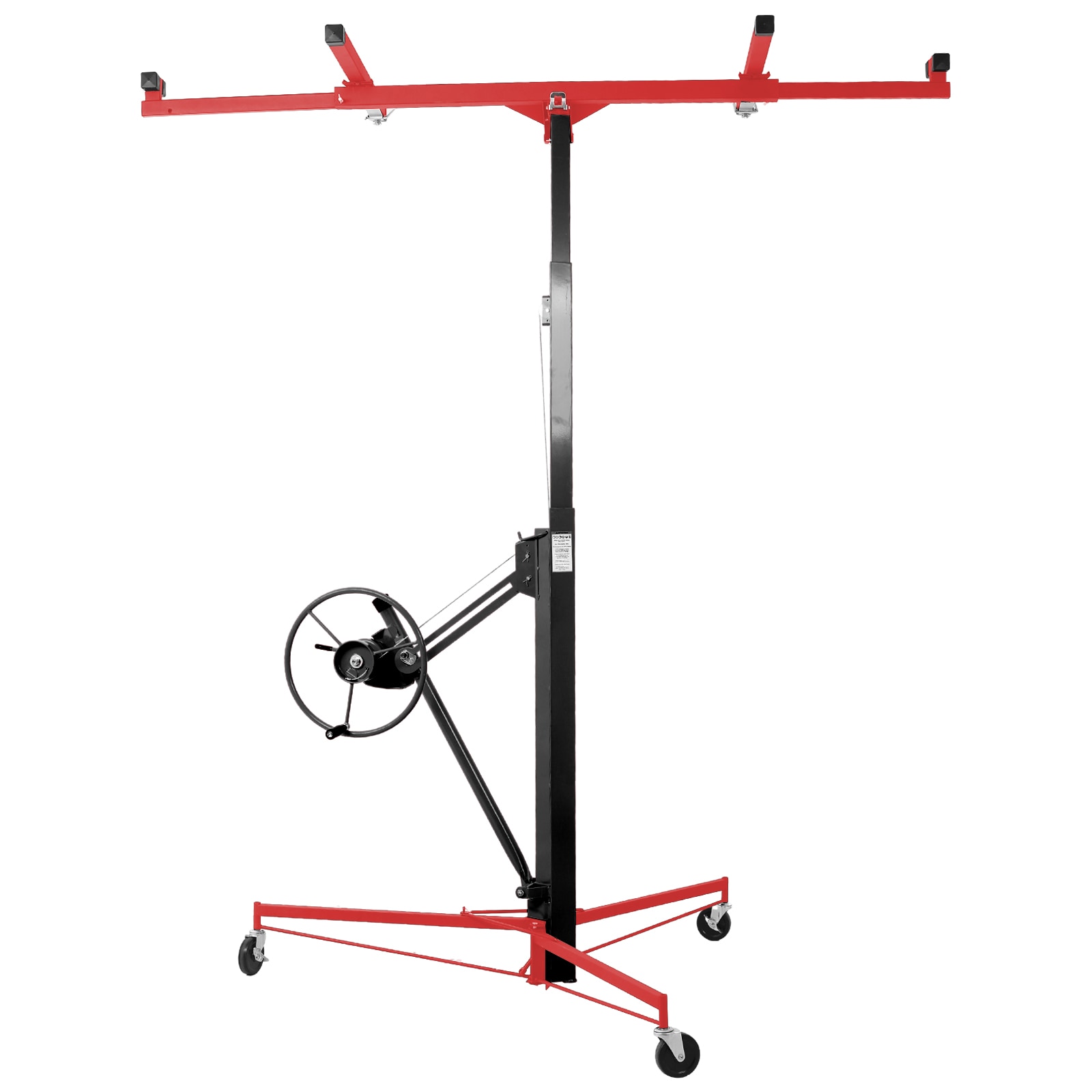 Montacargas de yeso de 11 pies de altura con capacidad de carga de 150 libras de acero - Modelo ZX-D0102HI68MW