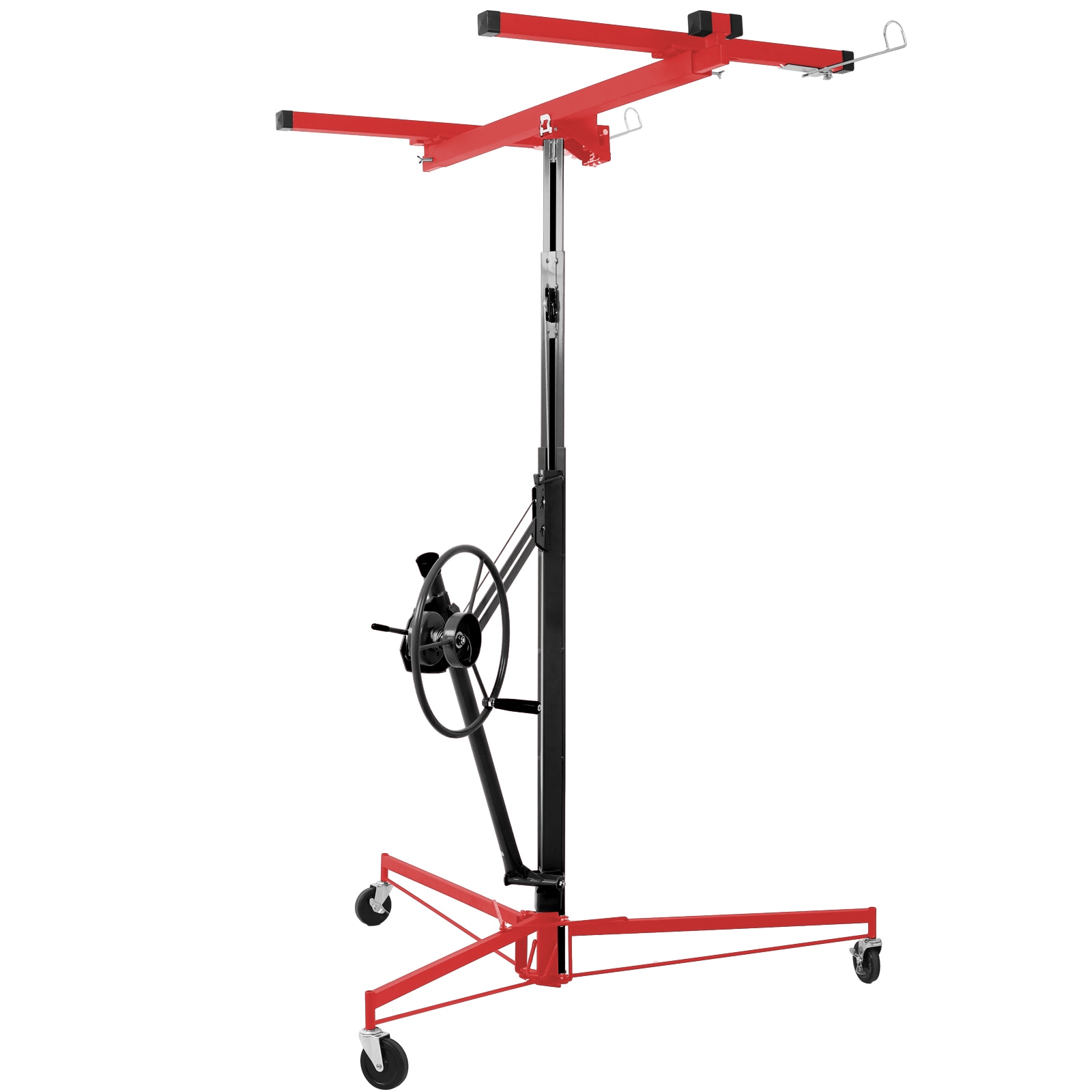 Montacargas de yeso de 11 pies de altura con capacidad de carga de 150 libras de acero - Modelo ZX-D0102HI68MW