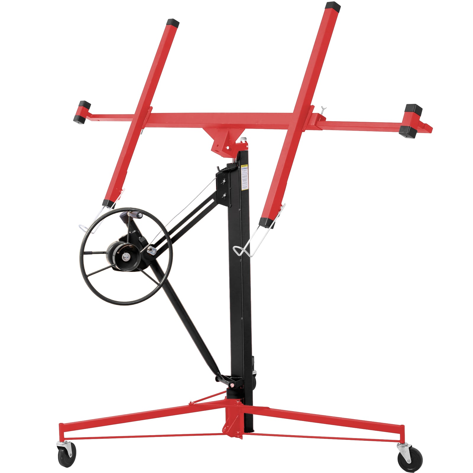 Montacargas de yeso de 11 pies de altura con capacidad de carga de 150 libras de acero - Modelo ZX-D0102HI68MW