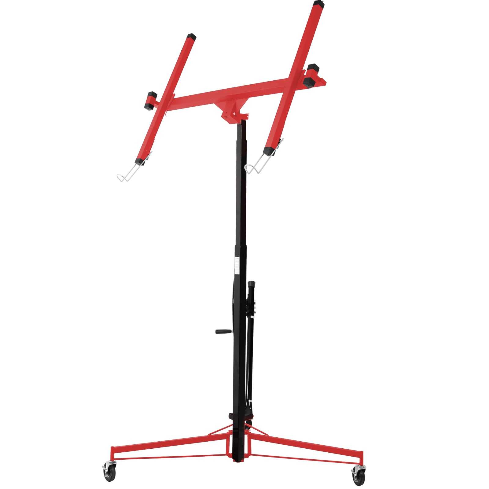 Montacargas de yeso de 11 pies de altura con capacidad de carga de 150 libras de acero - Modelo ZX-D0102HI68MW