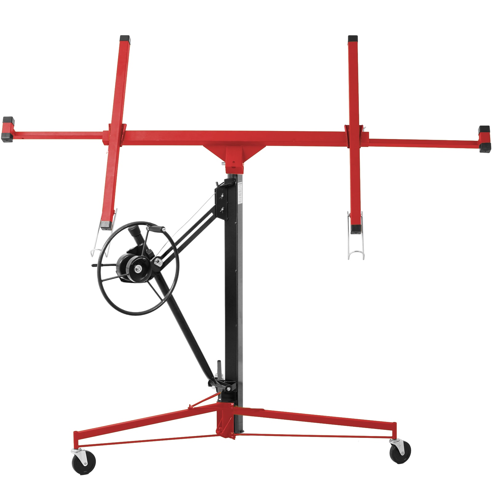 Montacargas de yeso de 11 pies de altura con capacidad de carga de 150 libras de acero - Modelo ZX-D0102HI68MW
