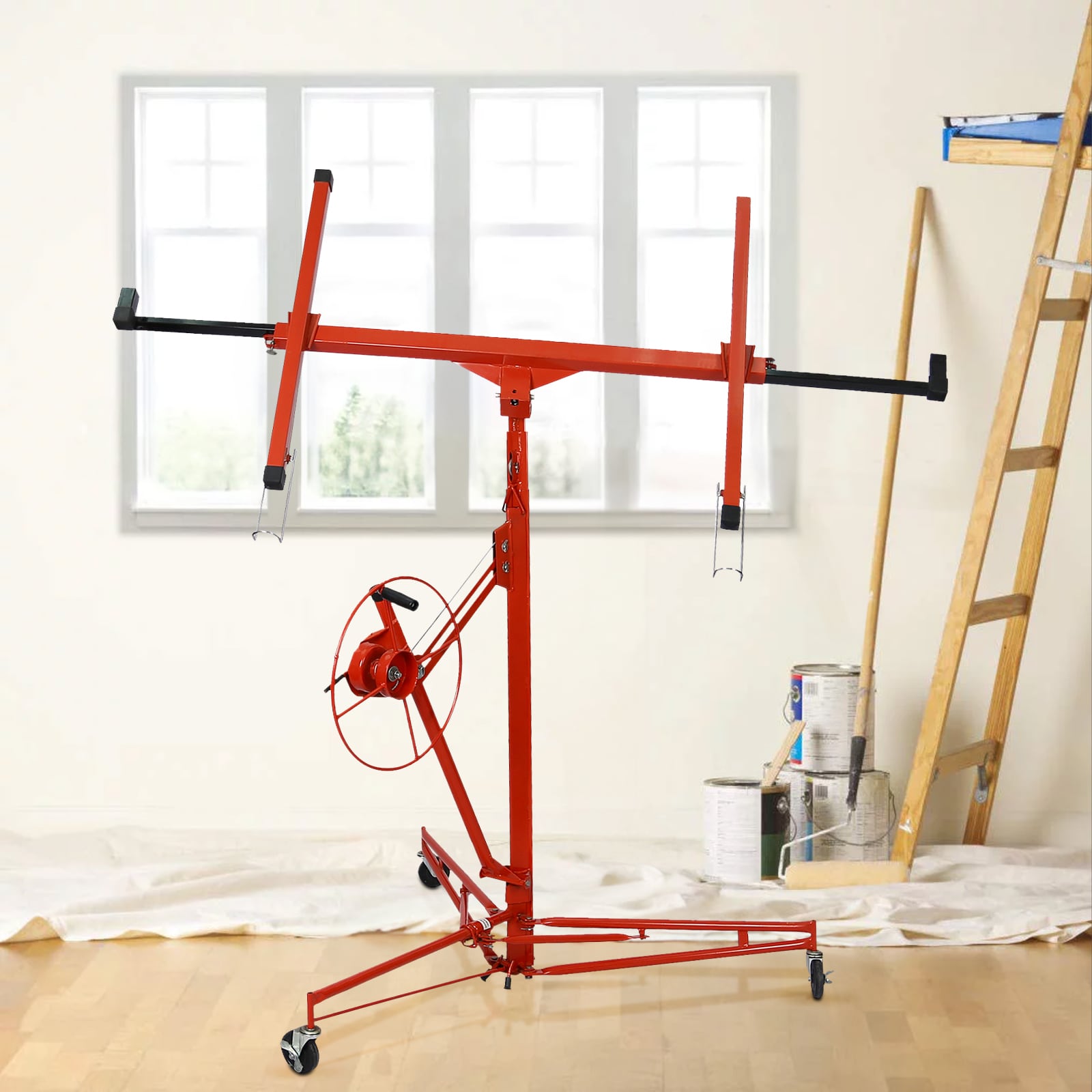 Elevador de Tablaroca de 13 pies Maocao Hoom con Capacidad de Carga de 150 libras BH577210