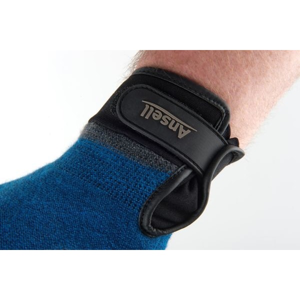 Guantes recubiertos resistentes a cortes de Ansell, Nivel de corte A4, calibre 13, azules, (11) - 97-003.