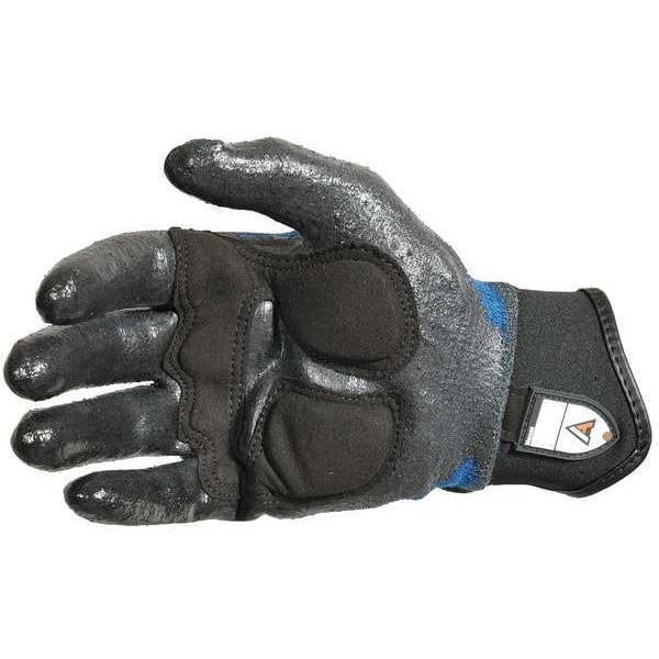 Guantes recubiertos resistentes a cortes de Ansell, Nivel de corte A4, calibre 13, azules, (11) - 97-003.