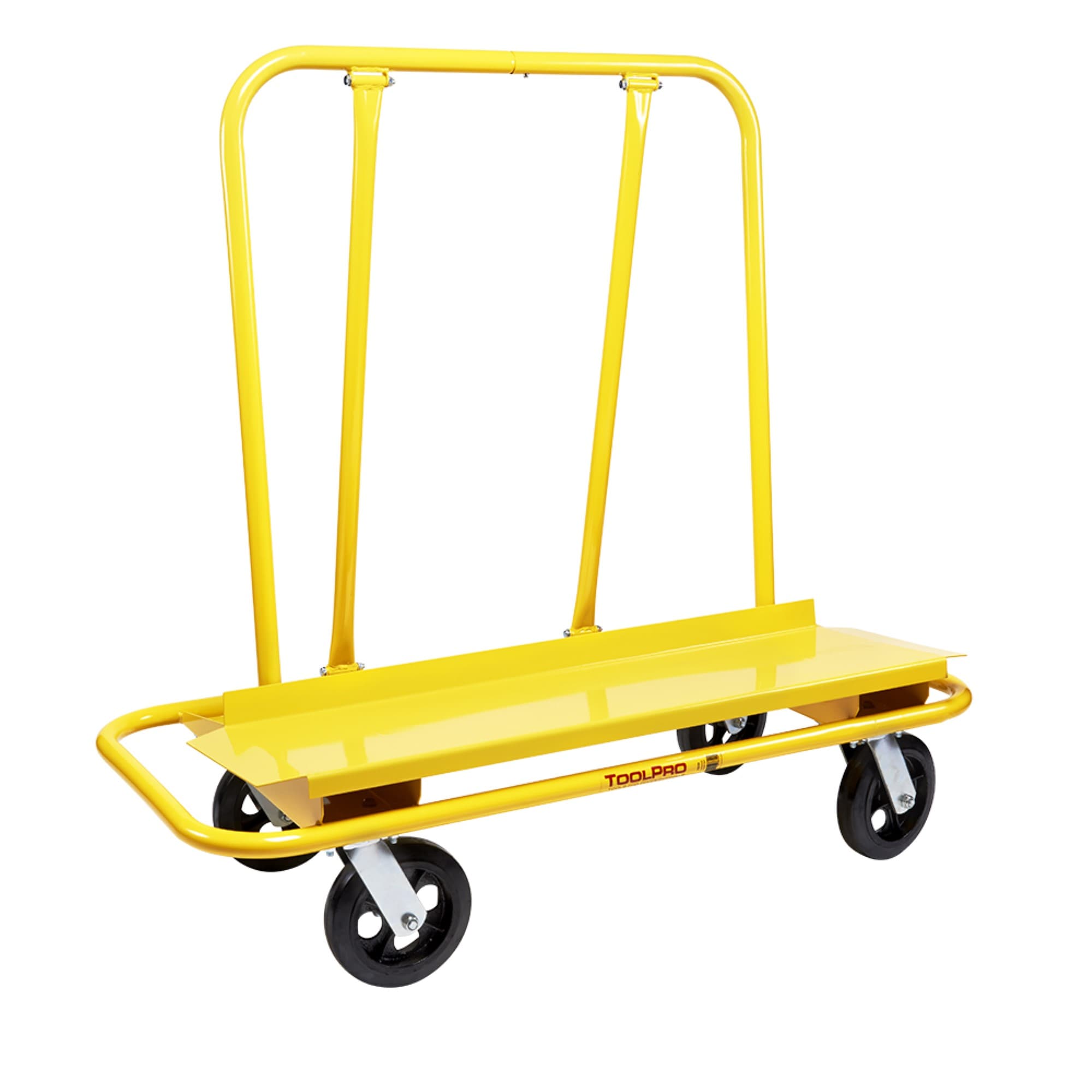 Carretilla de placas de yeso comercial ToolPro, incluye ruedas de 3000 libras de capacidad de carga de acero al carbono/TP88300