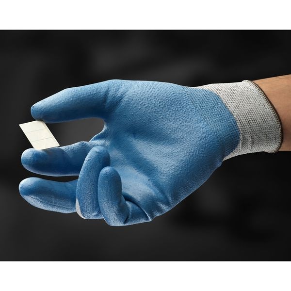 Guantes recubiertos resistentes al corte Ansell, Nivel de corte A2, calibre 18, azul, XL (10) - 11-518