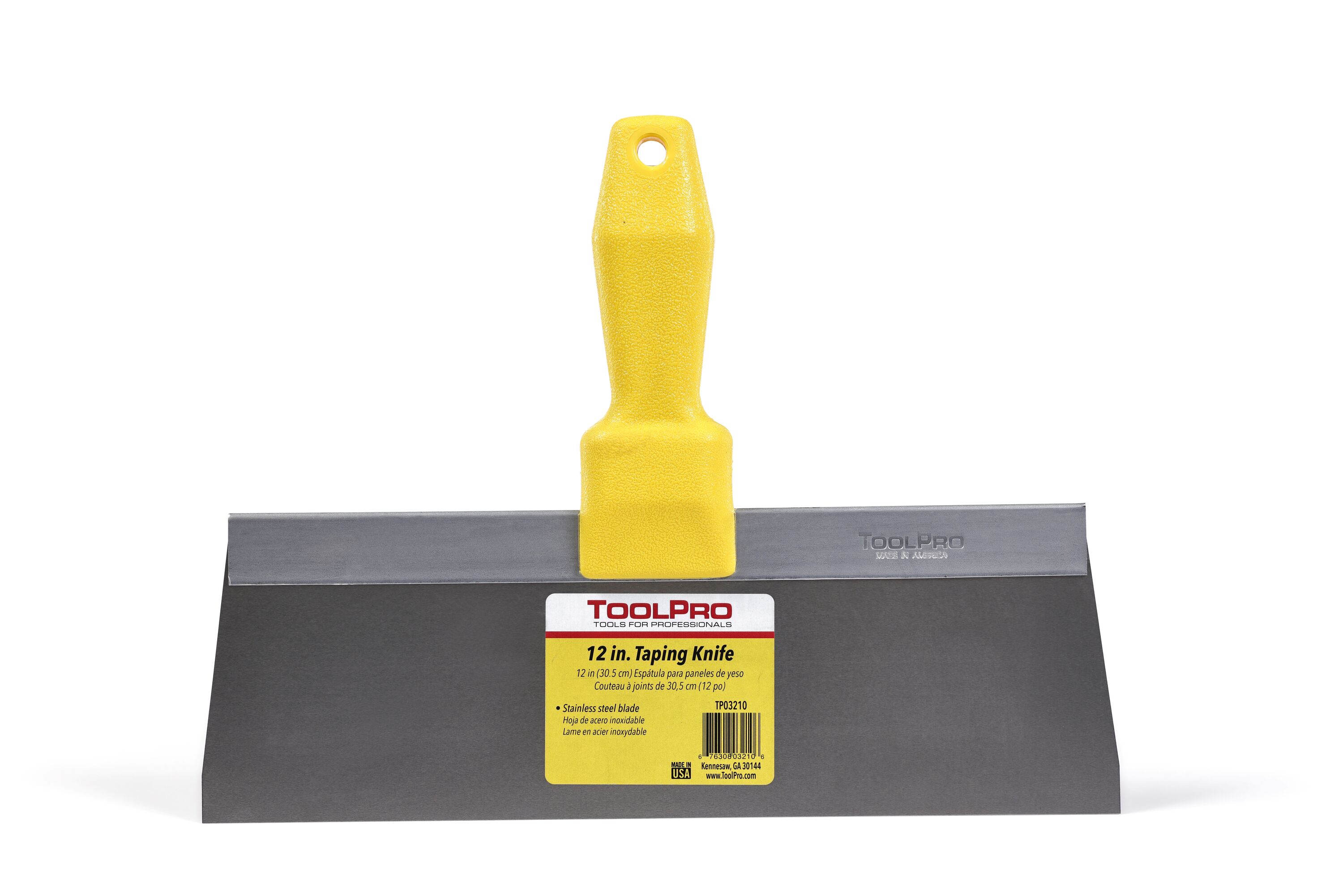 Cuchillo de acero inoxidable de 12 pulgadas ToolPro.
