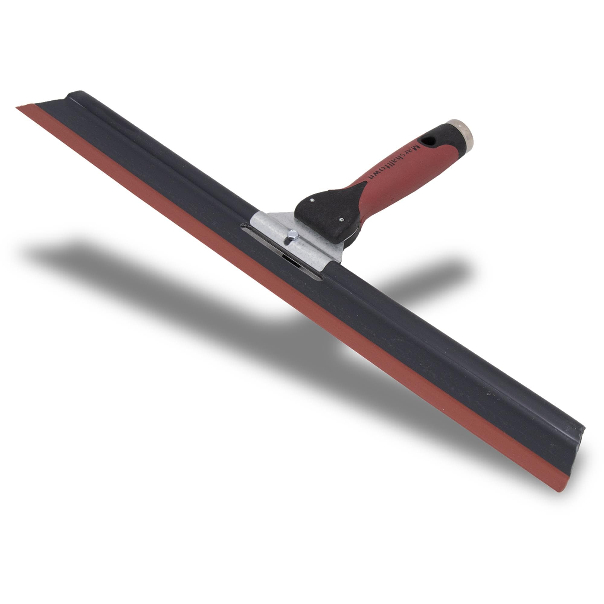 Llana de pala ajustable Marshalltown con hoja DuraSoft de 2.5 pulgadas de ancho x 18 pulgadas de largo y cuchillo de retoque AKD18