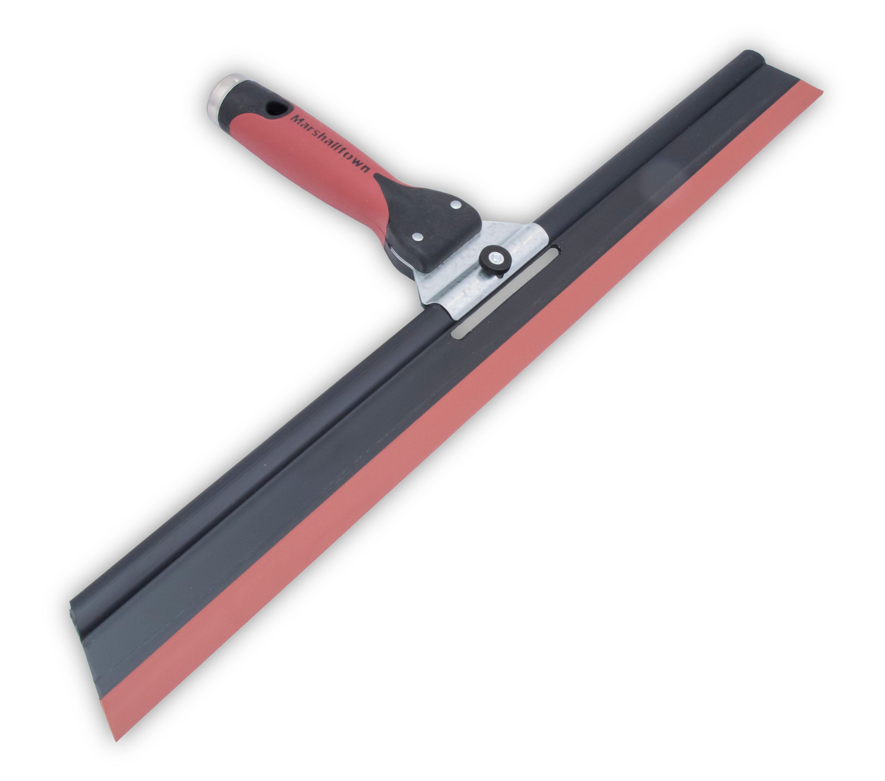 Llana de pala ajustable Marshalltown con hoja DuraSoft de 2.5 pulgadas de ancho x 18 pulgadas de largo y cuchillo de retoque AKD18
