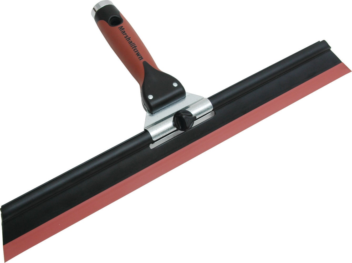 Llana de pala ajustable Marshalltown con hoja DuraSoft de 2.5 pulgadas de ancho x 18 pulgadas de largo y cuchillo de retoque AKD18