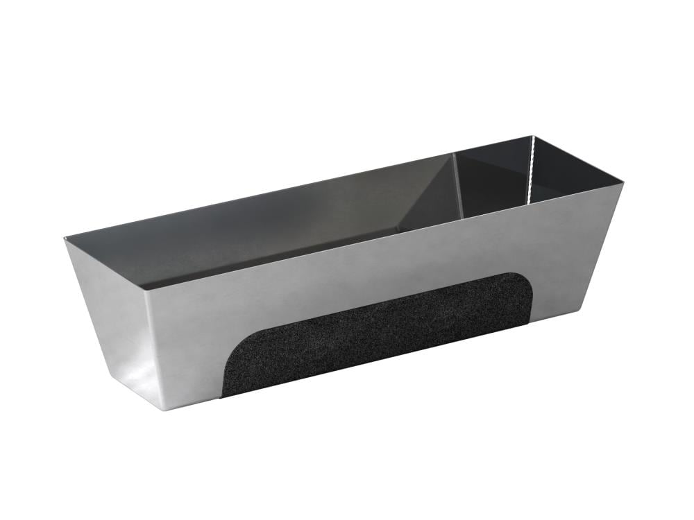 Charola para lodo de yeso de metal Bon Tool Pro Plus de 12 pulgadas de largo x 3.5 pulgadas de ancho x 4.375 pulgadas de profundidad