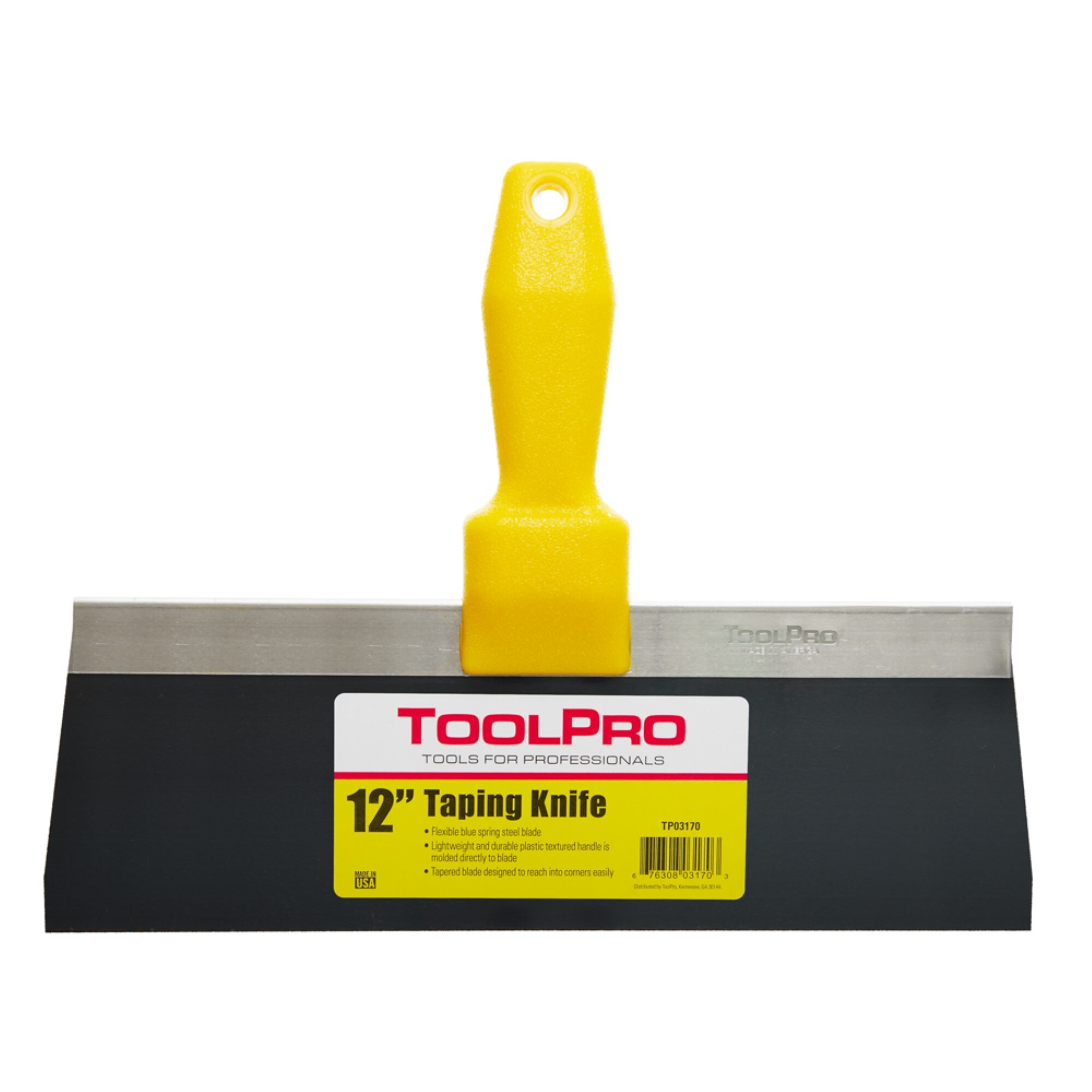 Espátula de acero de 9.12 pulgadas x 12 pulgadas de ToolPro TP03170