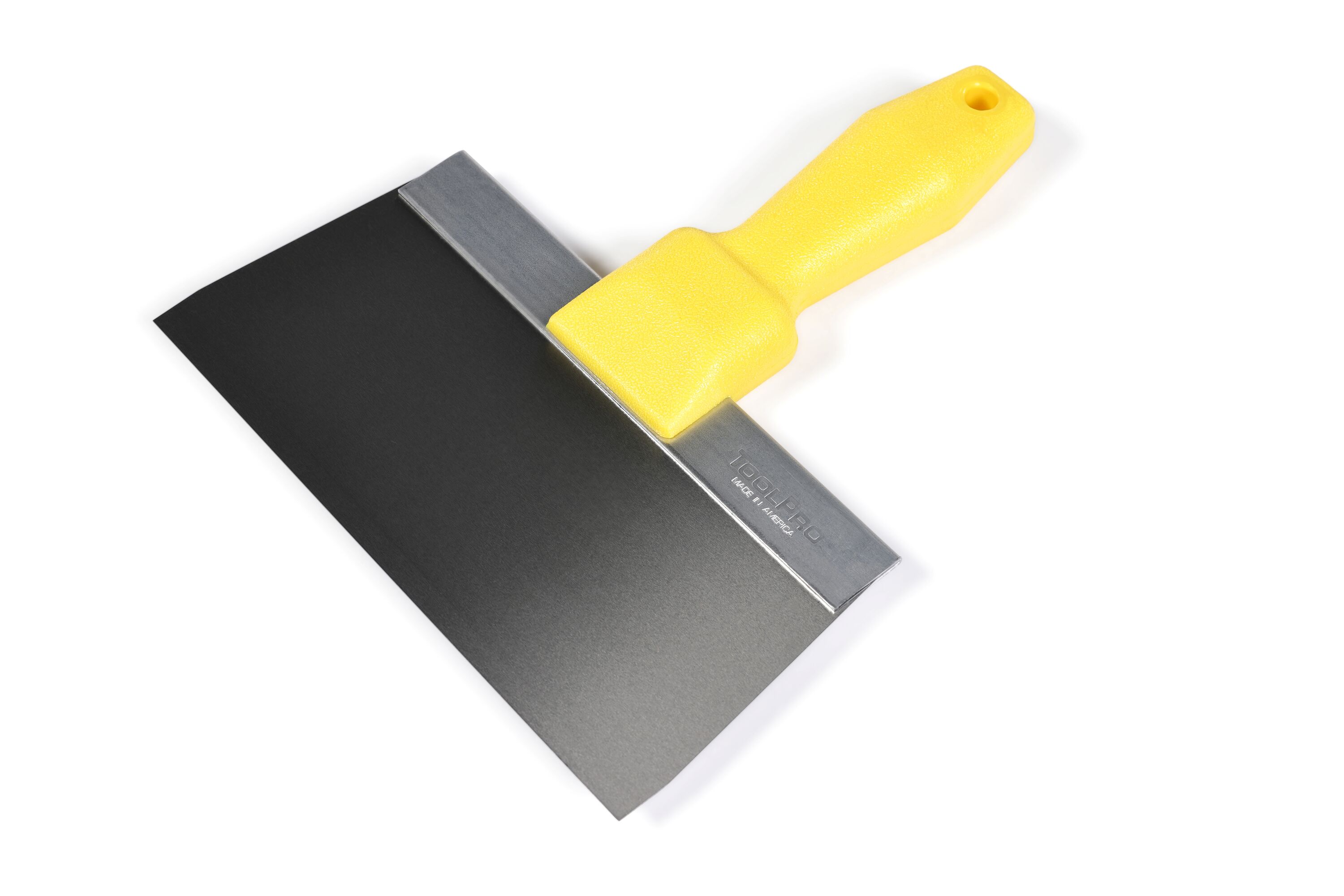 Espátula para yeso de acero inoxidable de 8 pulgadas x 9.25 pulgadas de ToolPro