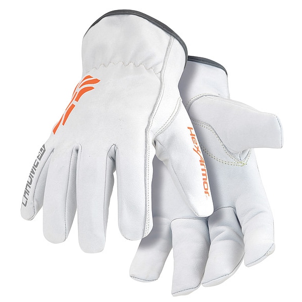 Guantes resistentes a cortes Hexarmor, Nivel de Corte A5, Blanco/Naranja, 4XL - 4061-XXXXL (13)