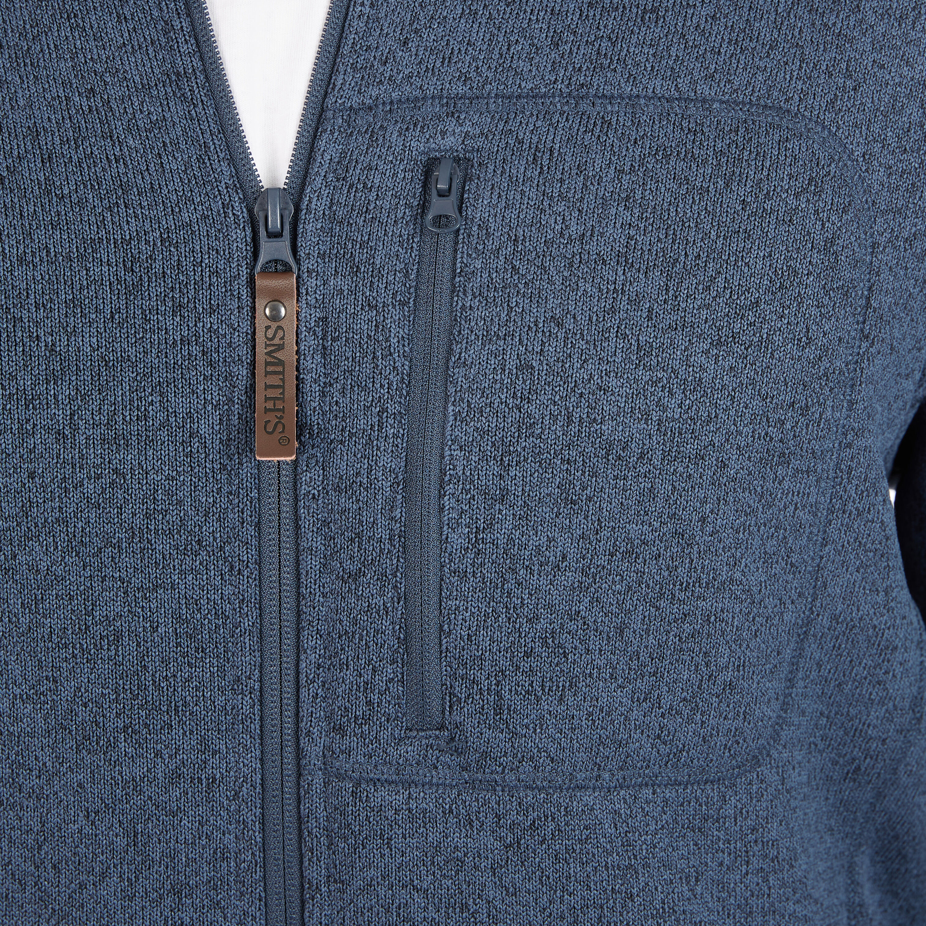 Abrigo de polar aislado de poliéster en azul pizarra para hombre de Smith's Workwear (Grande)