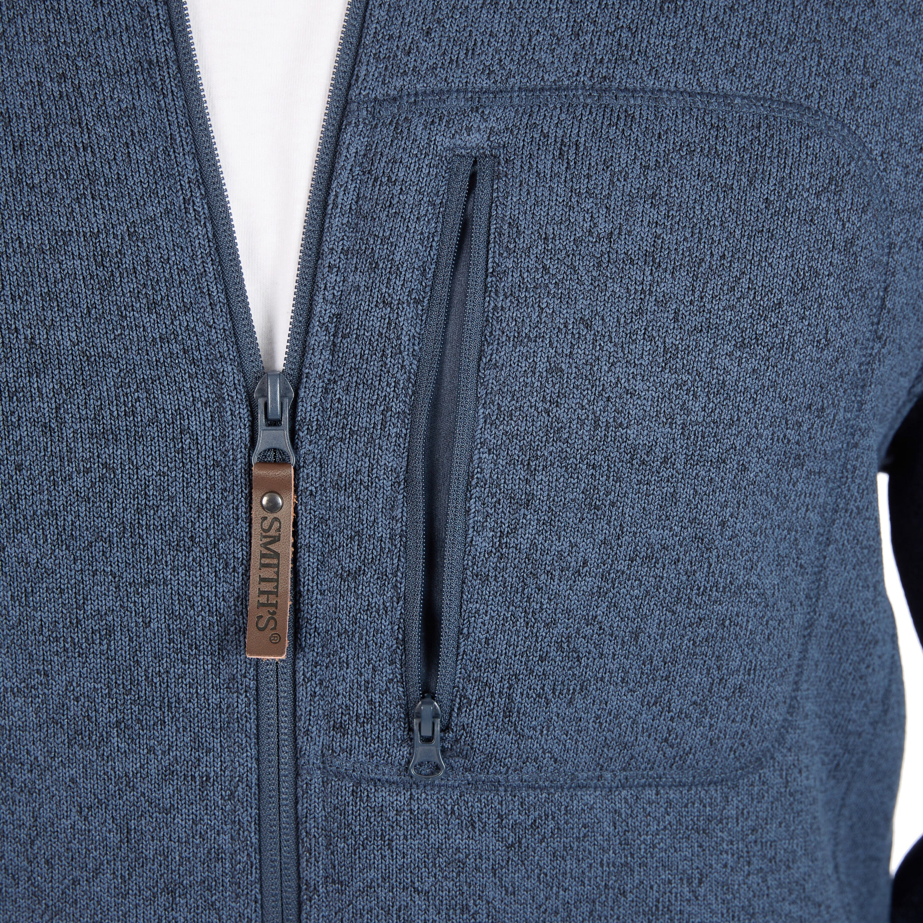 Abrigo de polar aislado de poliéster en azul pizarra para hombre de Smith's Workwear (Grande)